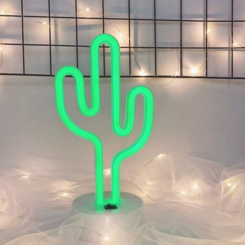 LH ENUOLI LED Lightning Shaped Neon Signs Lights Battery Operated/USB Powered Warm White Art LED Decorative Night Lights Table Decor for Living Room Office Christmas Birthday Wedding Party Decoration - Image 5